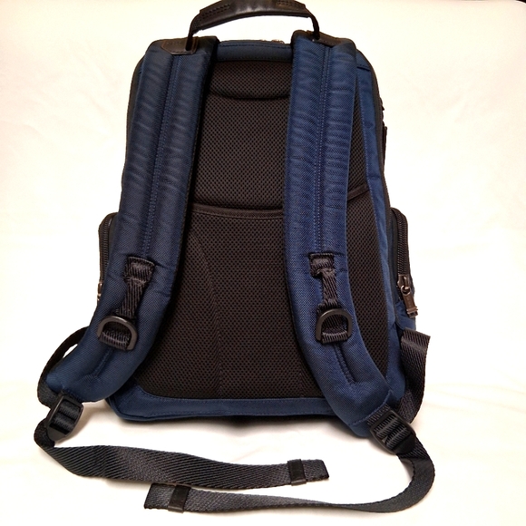 TUMI Alpha Bravo Nellis Black Blue Backpack TCS World Travel - Picture 5 of 12